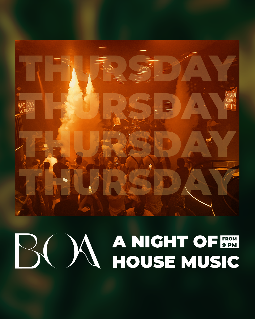 Thursday at BOA 