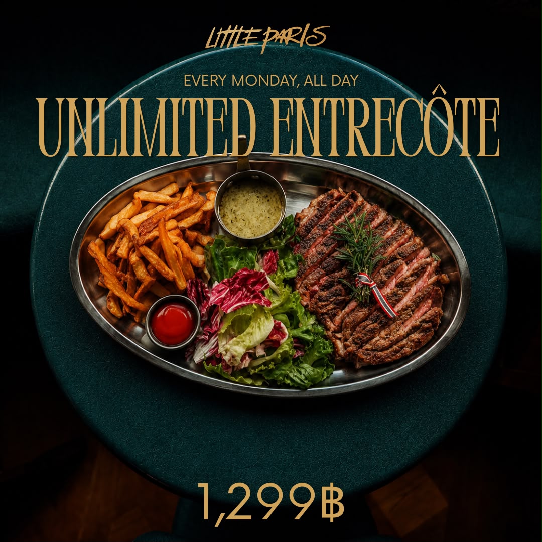 UNLIMITED ENTRECÔTE | 1299 THB 