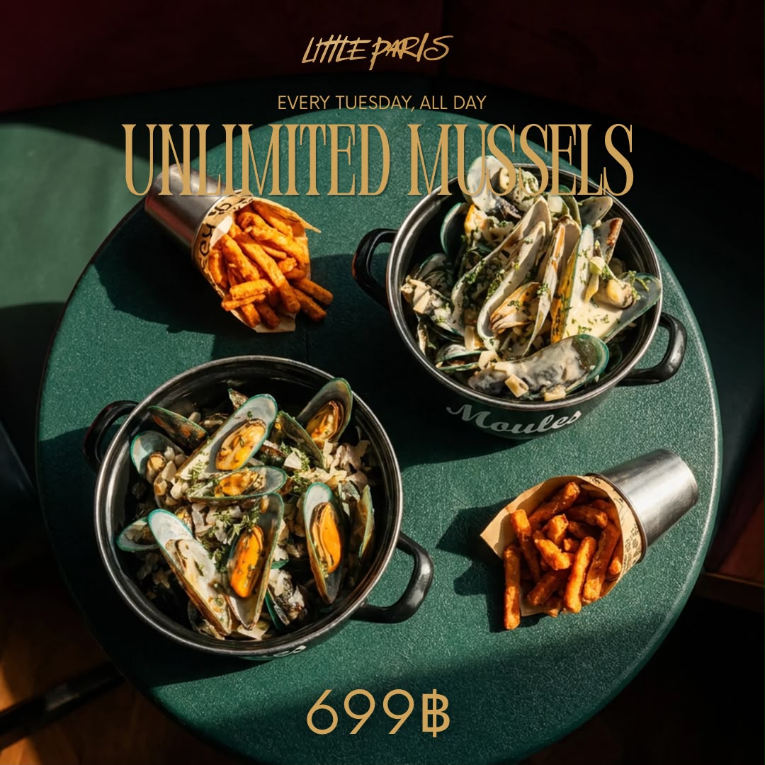 UNLIMITED MUSSELS | 699 THB 